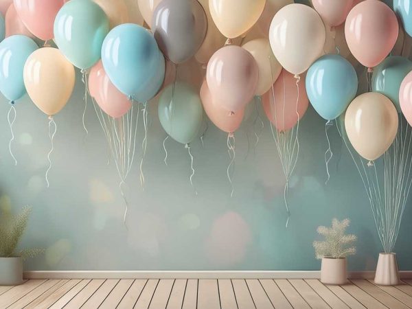 Tapet baloane colorate