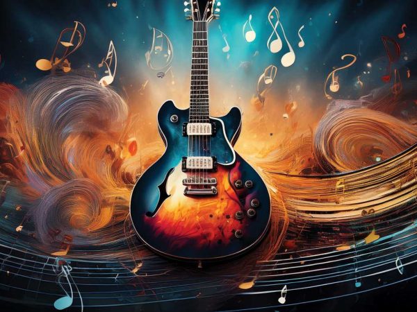 Tapet Rock’n’Wall – Energie Vizuală și Muzicală pentru o amenajare cu răsunet.