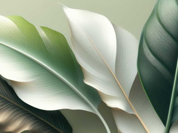 Tapet living dormitor frunze mari, elegante